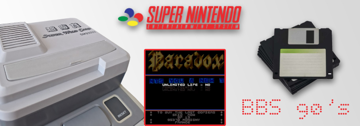 SNES / BBS / Copieurs - Back to the 90's
