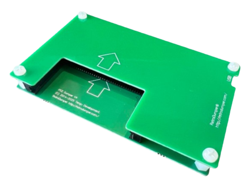 Le PCB du dumper Gamebank-web V4 pour PC Engine