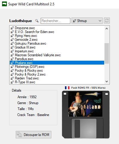 Option filtrage par genres