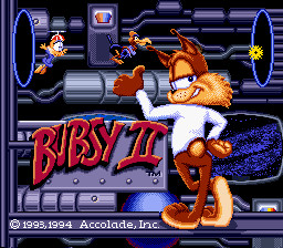 Ecran titre de Bubsy II